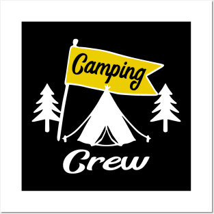 Camping Crew Funny Gift Idea Posters and Art